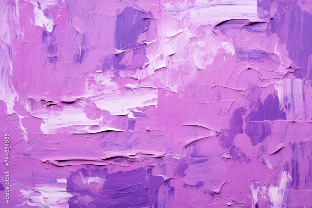 Abstract purple oil paint brushstrokes texture pattern contemporary painting wallpaper background