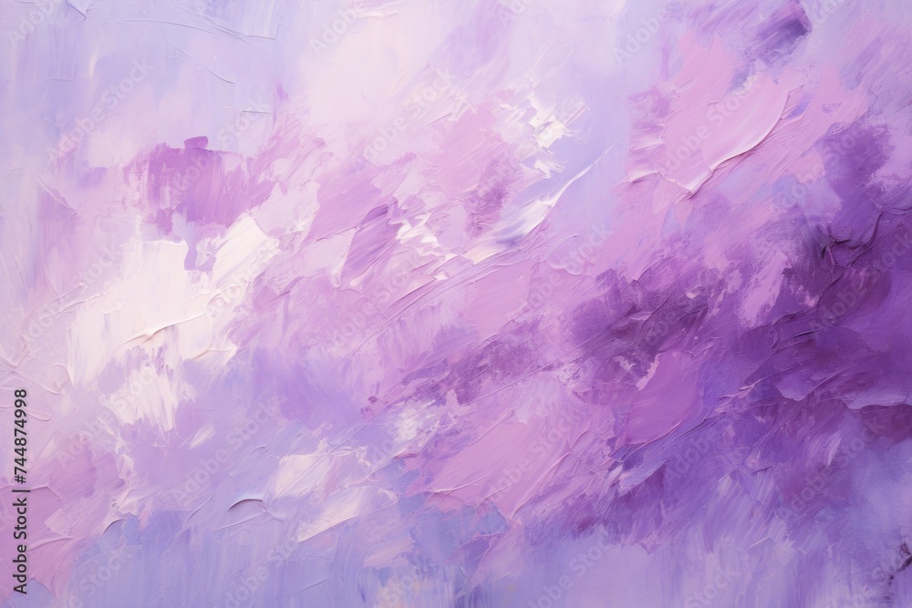 Abstract purple oil paint brushstrokes texture pattern contemporary painting wallpaper background