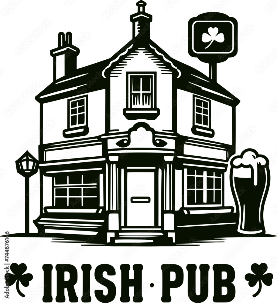 Naklejka premium Irish Pub