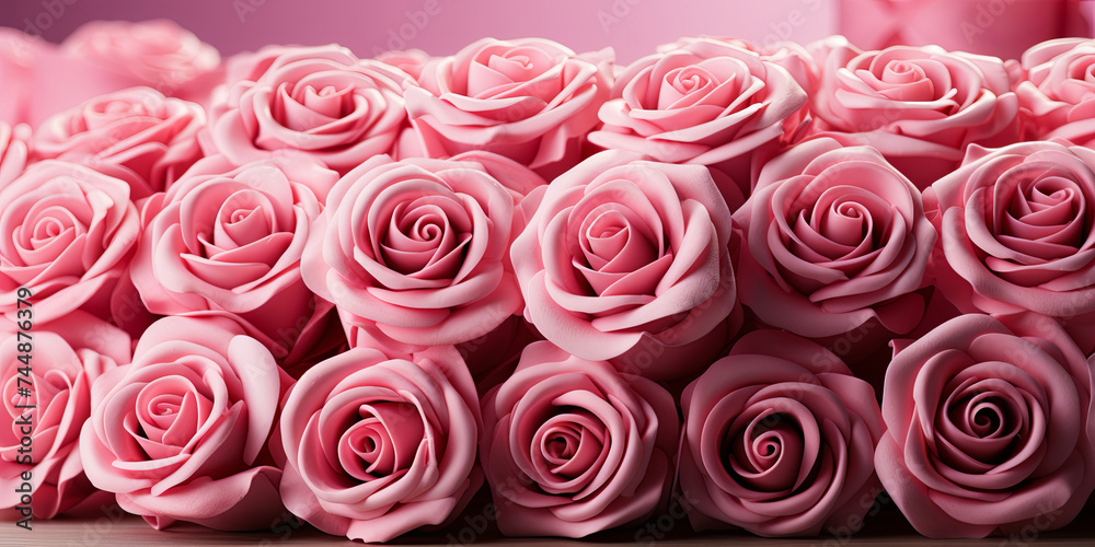 The delicate petals of a rose, each one unfolding to reveal its soft, velvety texture and sweet f The delicate petals of a rose, each one unfolding to reveal its soft, velvety texture and sweet f