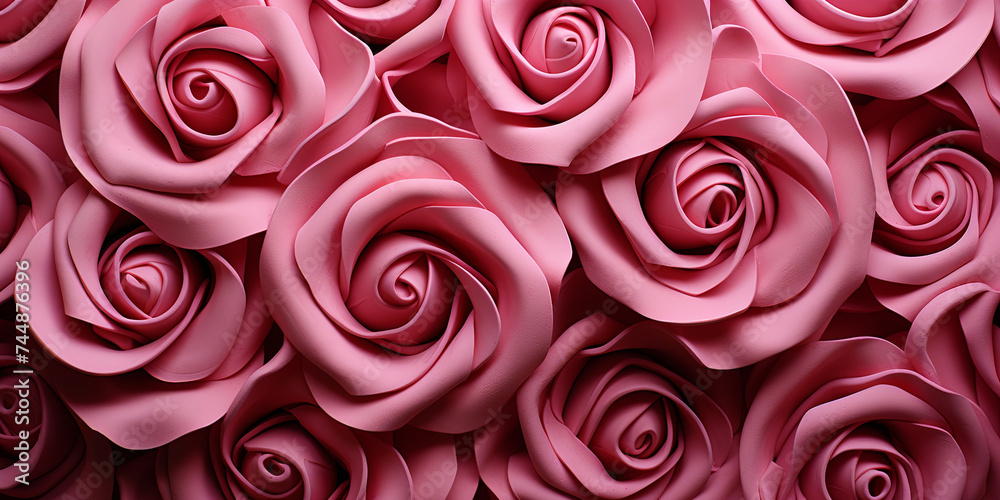 The delicate petals of a rose, each one unfolding to reveal its soft, velvety texture and swee The delicate petals of a rose, each one unfolding to reveal its soft, velvety texture and swee