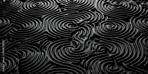 The intricate, swirling texture of a fingerprint, with whorls and loops forming a unique pattern