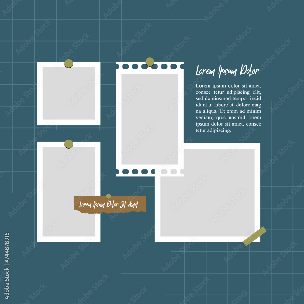 Pictures or photos frame collage abstract photo frames and digital photo wall template Pictures or photos frame collage abstract photo frames and digital photo wall template