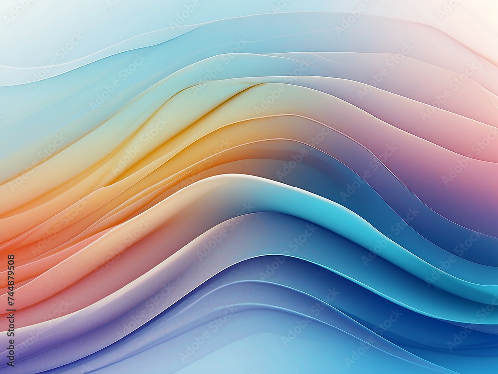 Obraz premium Abstract Layered Gradient Background