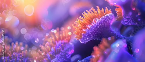 Colorful Sea Anemone Photograph