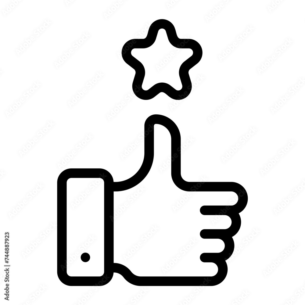 ratings line icon ratings line icon