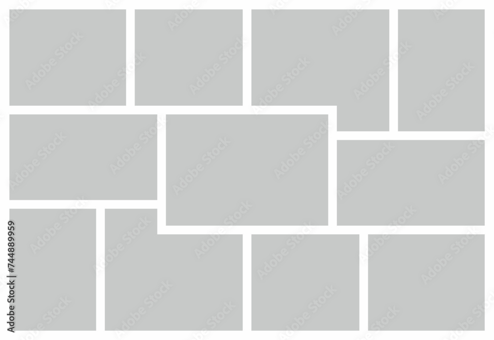 Pictures or photos frame collage abstract photo frames and digital photo wall template Pictures or photos frame collage abstract photo frames and digital photo wall template