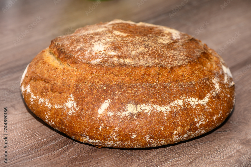 appetizing homemade whole grain bread on a wooden table 6 appetizing homemade whole grain bread on a wooden table 6