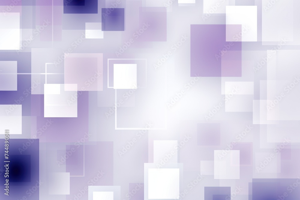 An abstract background with Purple and white squares, in the style of layered geometry