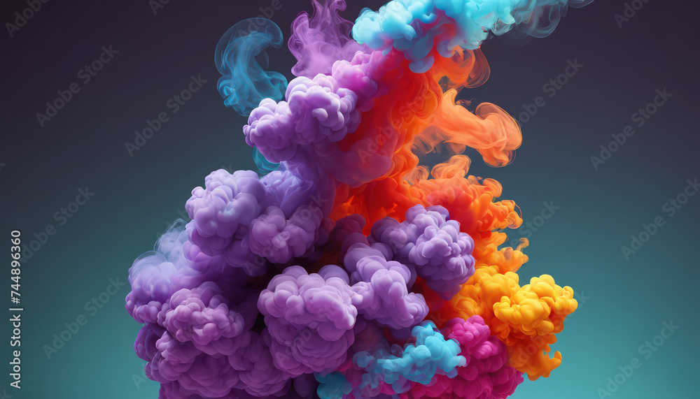 explosion of smoke or background smoke, background abstract or abstract colorful background, BG UNLIMited 100% or wallpaper abstract or abstract colorful wallpaper HD, bg 4K, bg 8K, background present