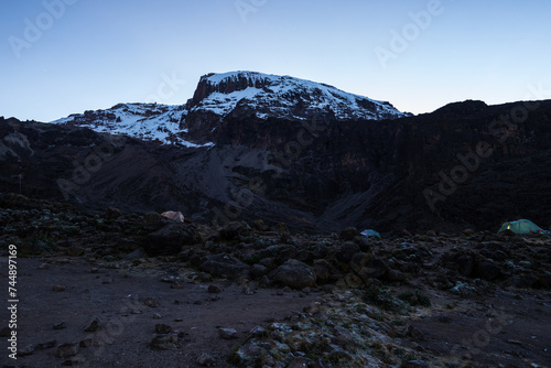 Twilight Serenity at Barranco Camp, Mt. Kilimanjaro