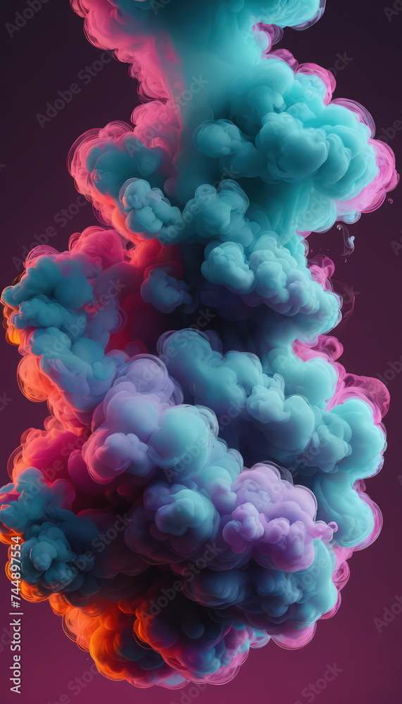 smoke abstract colorful  or abstract colorful background