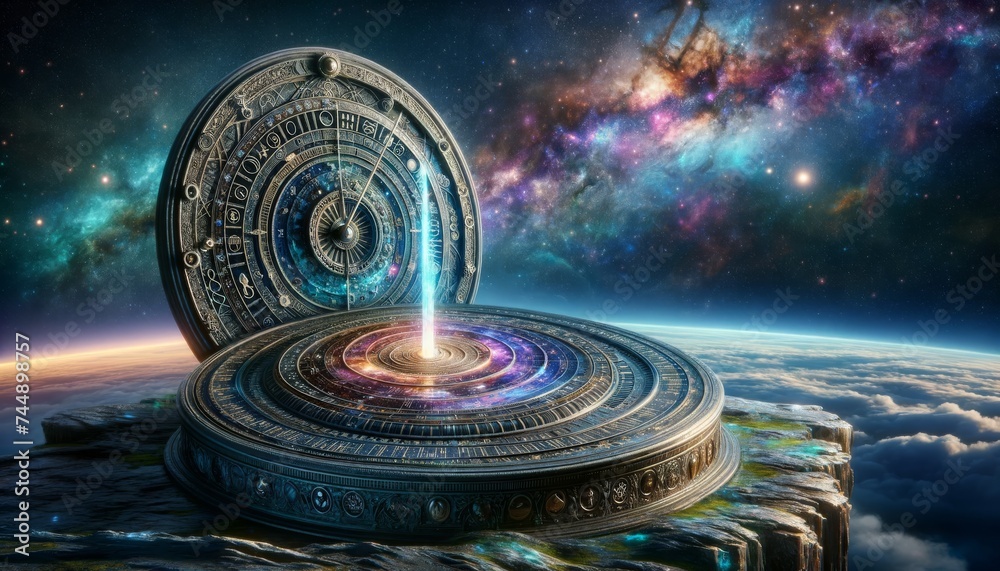 Ancient Astronomical Device on Mountain Top in Cosmic Space Ancient Astronomical Device on Mountain Top in Cosmic Space