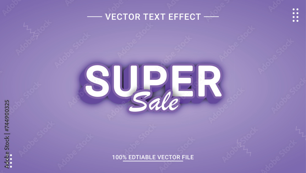 Super sale 3d Editable vector text effect. 3d, alphabet, best, buy, deal, discount, editable, effect, flash, flyer, font, letter, lettering, logotype, marketing, offer, online, poster, price