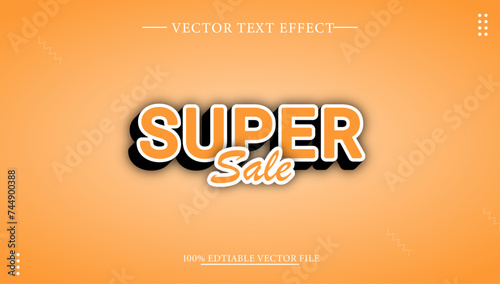 Super sale 3d Editable vector text effect. 3d, alphabet, best, buy, deal, discount, editable, effect, flash, flyer, font, letter, lettering, logotype, marketing, offer, online, poster, price