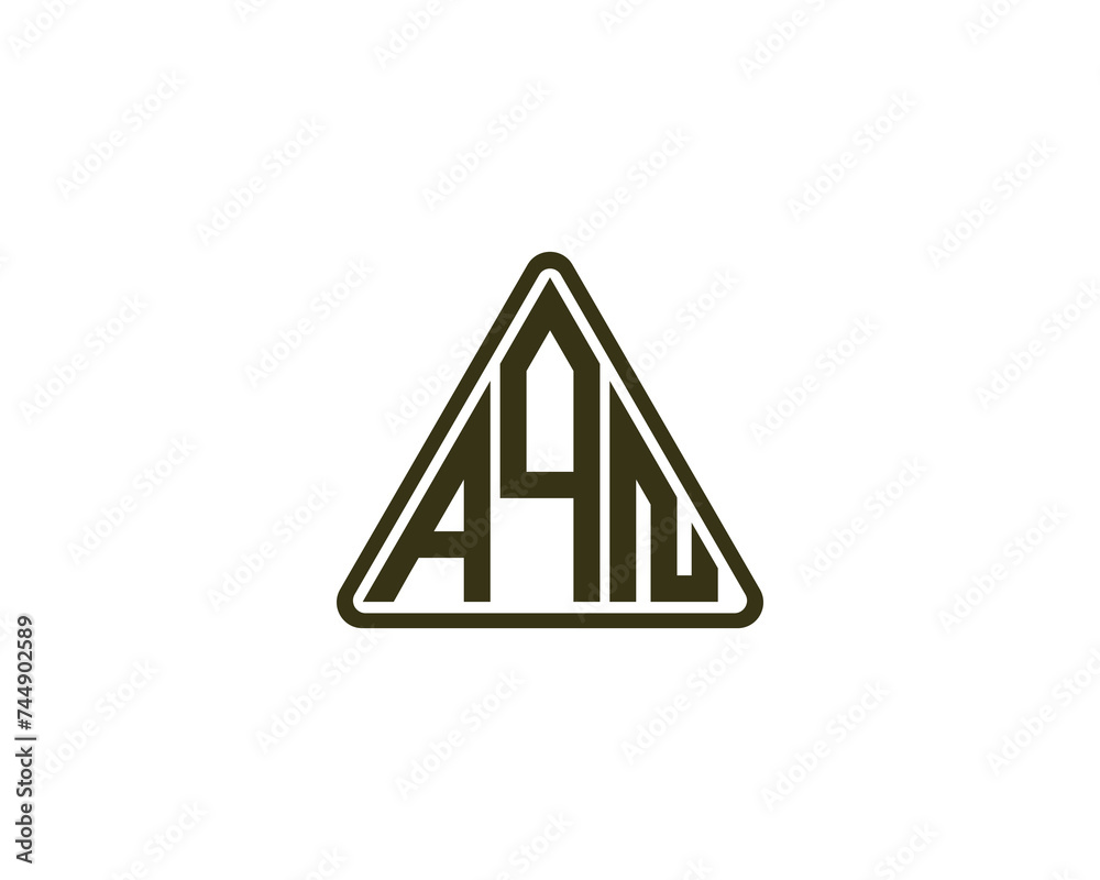 AQN logo design vector template AQN logo design vector template