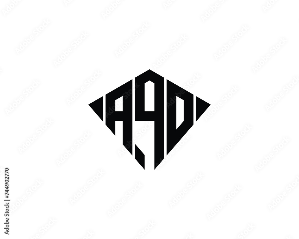 AQO logo design vector template AQO logo design vector template
