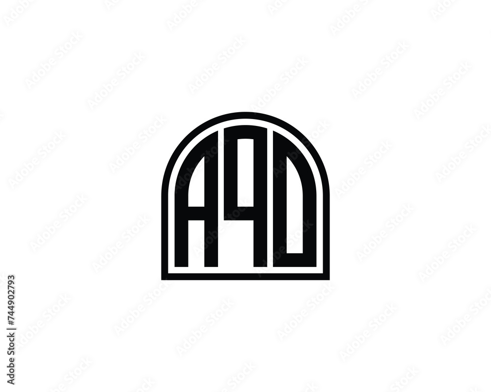 AQO logo design vector template AQO logo design vector template