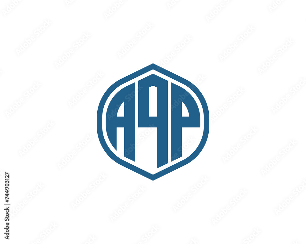 AQP logo design vector template