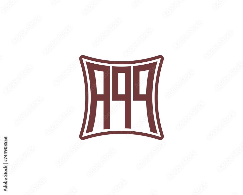 AQQ logo design vector template AQQ logo design vector template
