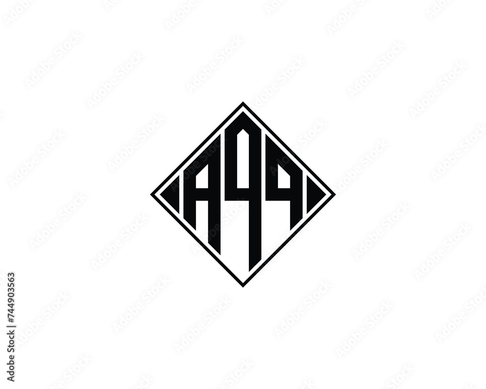 AQQ logo design vector template AQQ logo design vector template