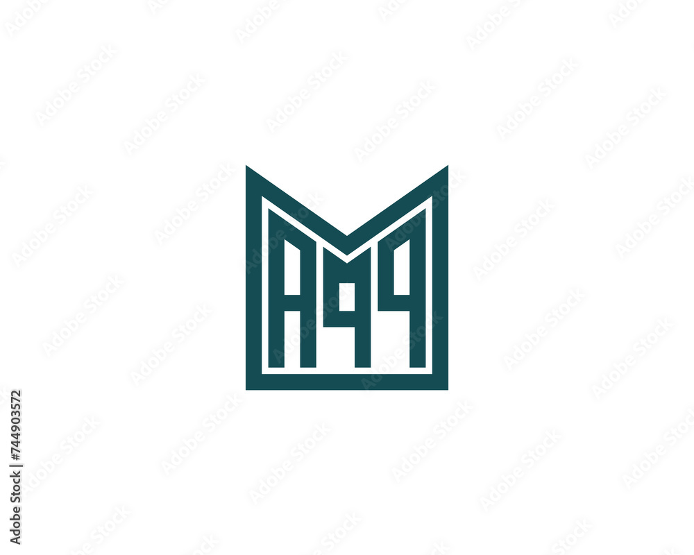 AQQ logo design vector template AQQ logo design vector template