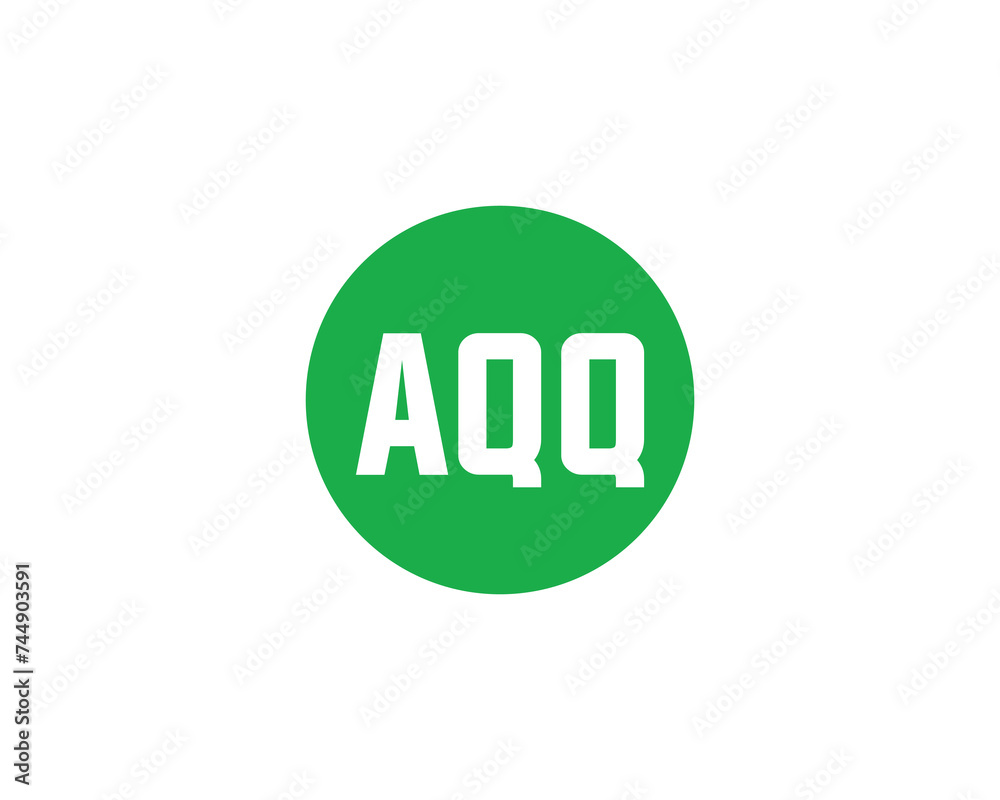 AQQ logo design vector template AQQ logo design vector template