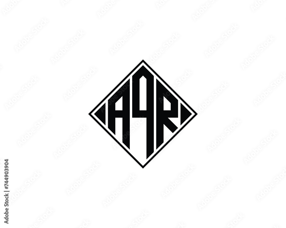 AQR Logo design vector template AQR Logo design vector template