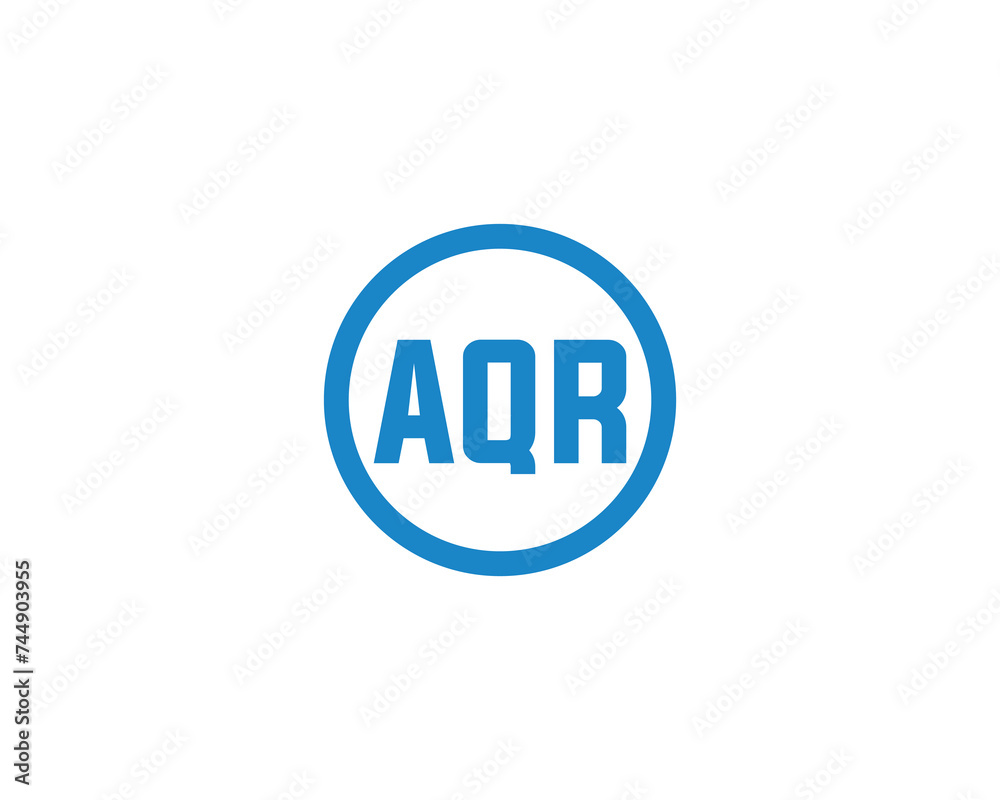 AQR Logo design vector template AQR Logo design vector template