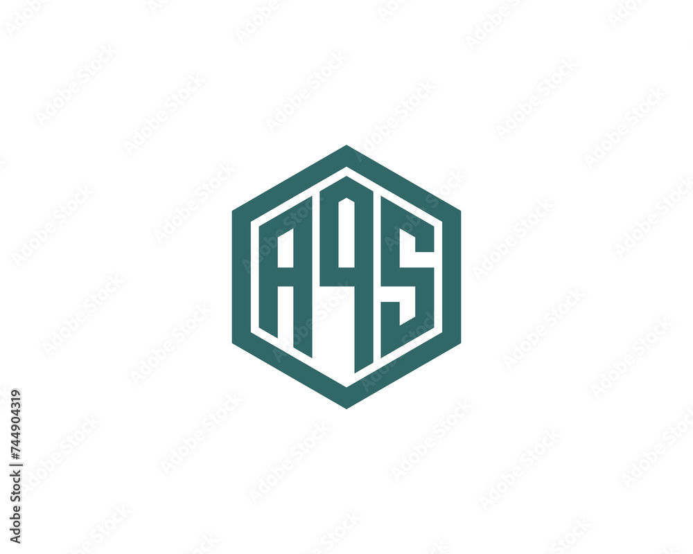 AQS logo design vector template AQS logo design vector template