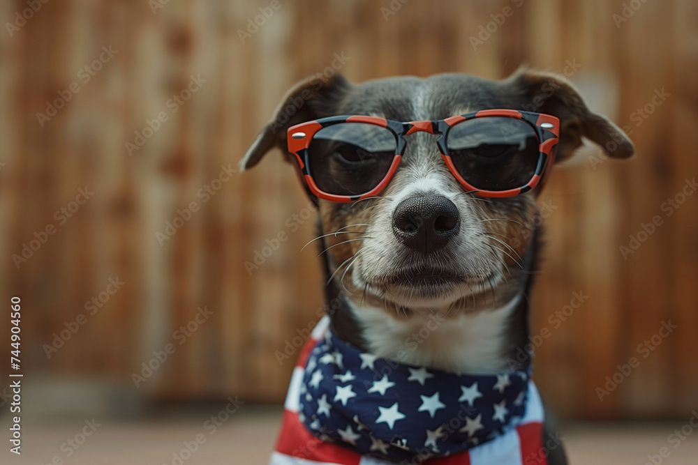 Patriotic Dog 