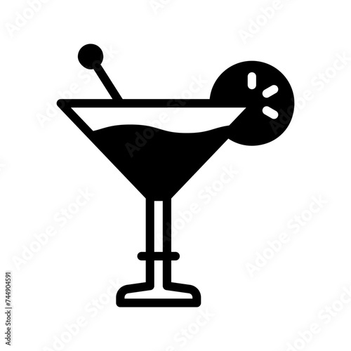 Cocktail icon set style collection in line, solid, flat, flat line style on white background