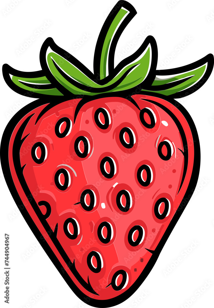 Obraz premium Unraveling the Role of Strawberry Volatiles in Aroma Development and Flavor Perception