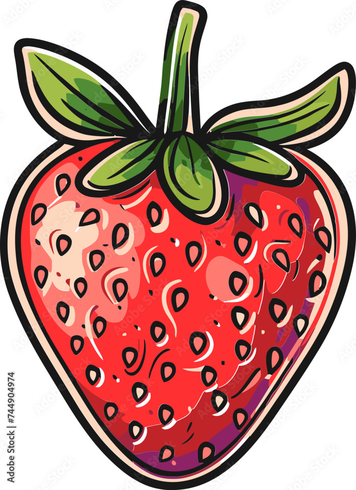 Obraz premium Nutritional Profiling and Health Benefits of Organic Cultivated Strawberries