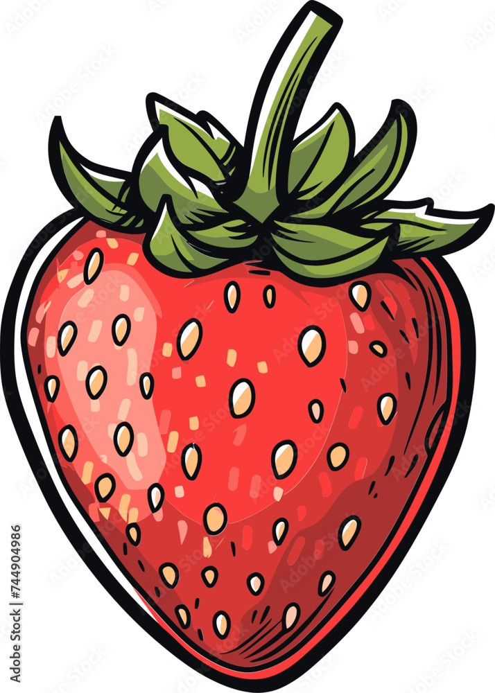 Obraz premium Strawberry Shortcake Revival A Contemporary Twist on a Classic Dessert