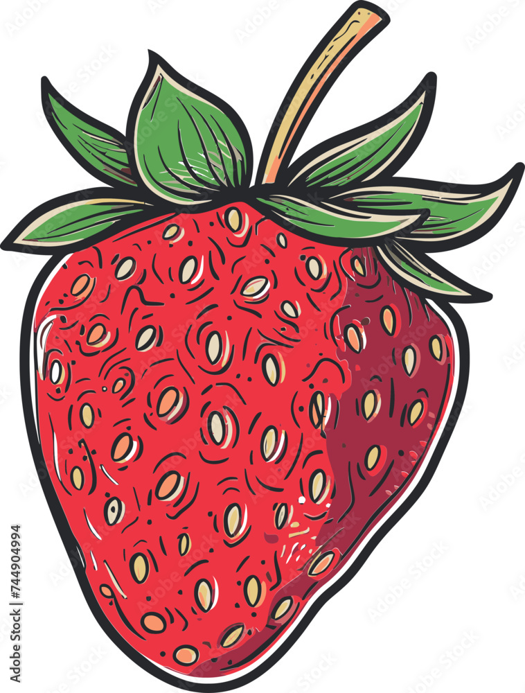 Obraz premium Beyond Sweetness Exploring the Nutritional Benefits of Greenhousegrown Strawberries