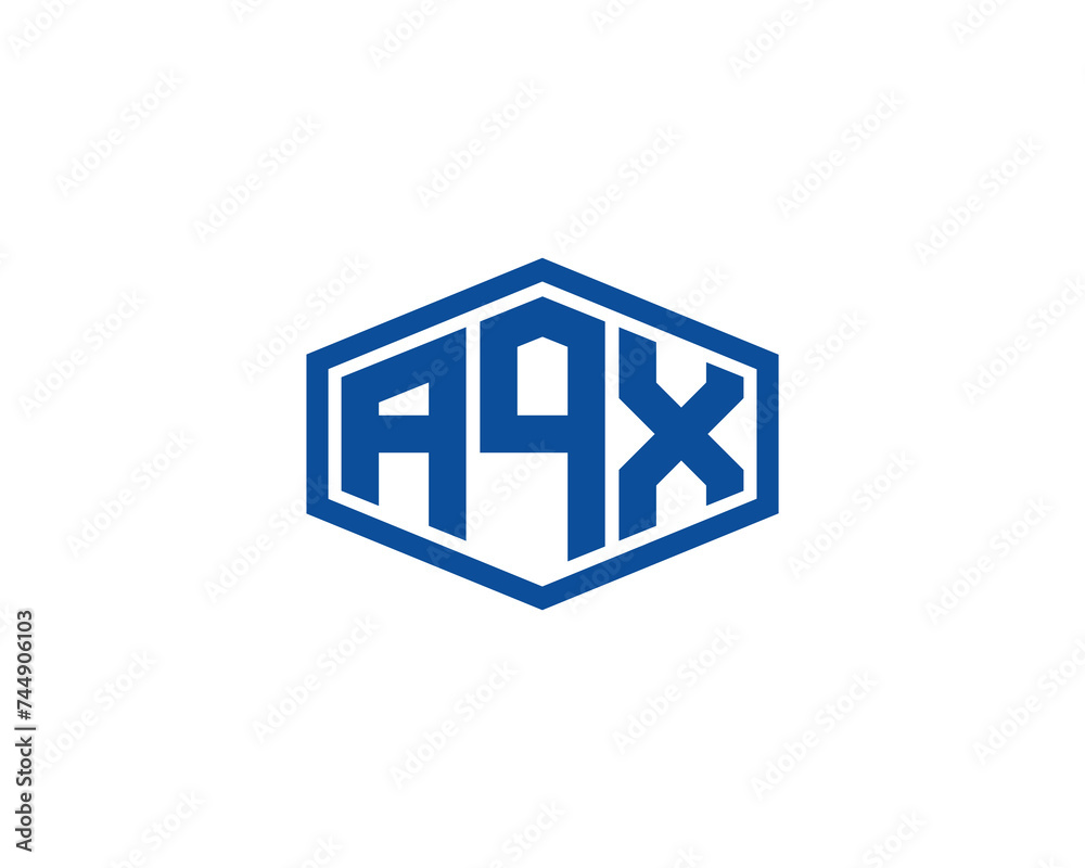 AQX logo design vector template AQX logo design vector template