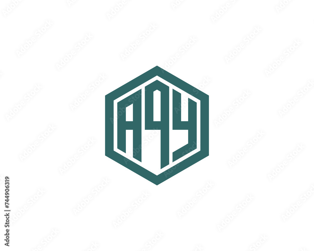 AQY logo design vector template AQY logo design vector template