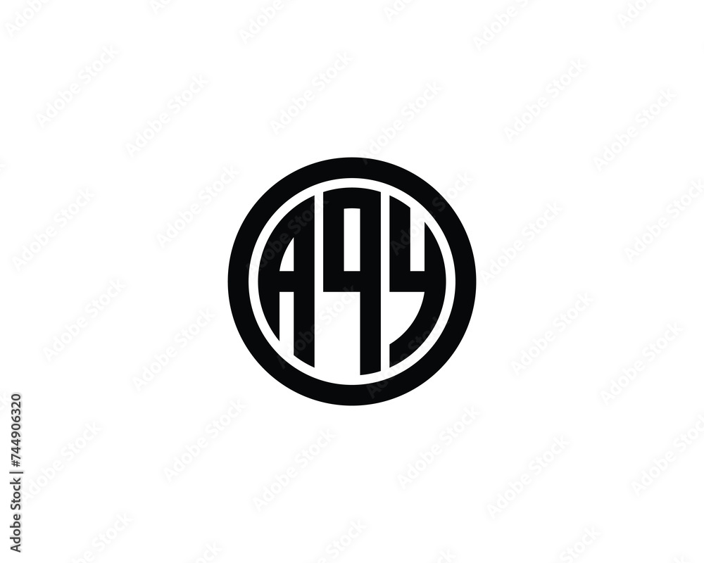 AQY logo design vector template AQY logo design vector template