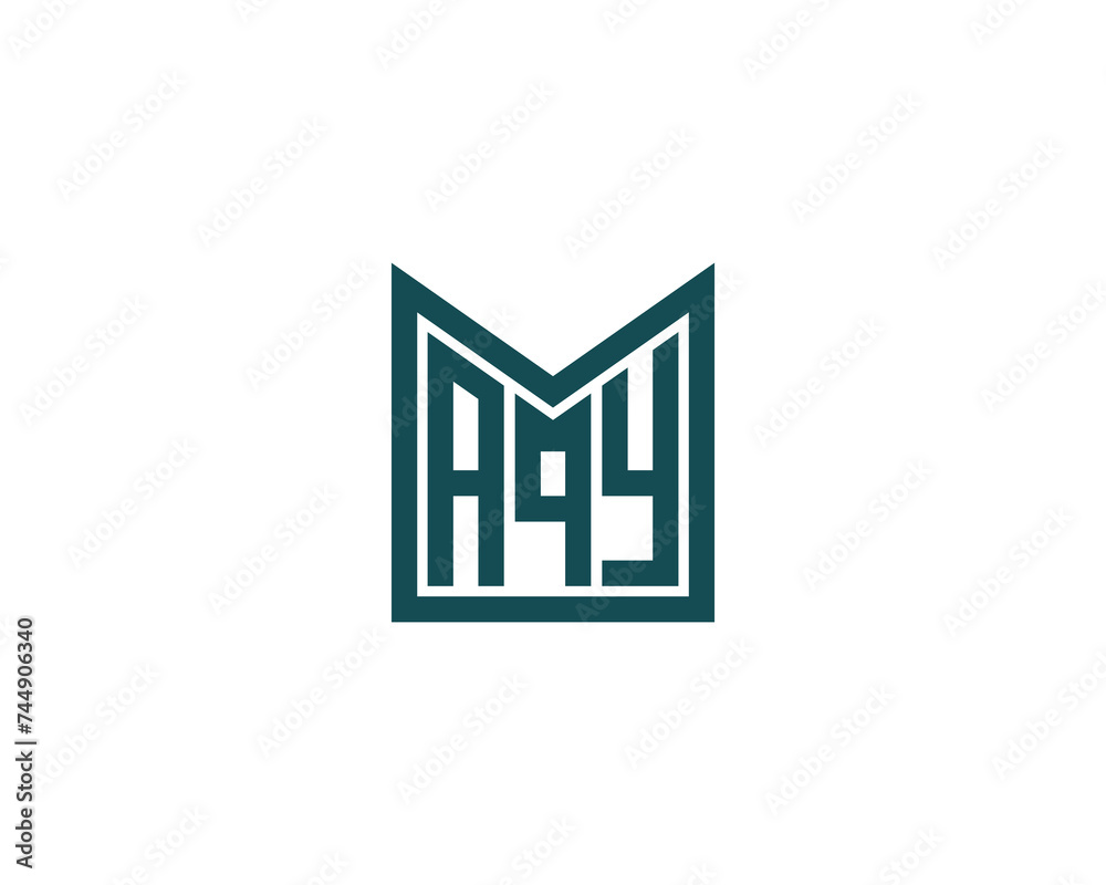 AQY logo design vector template AQY logo design vector template