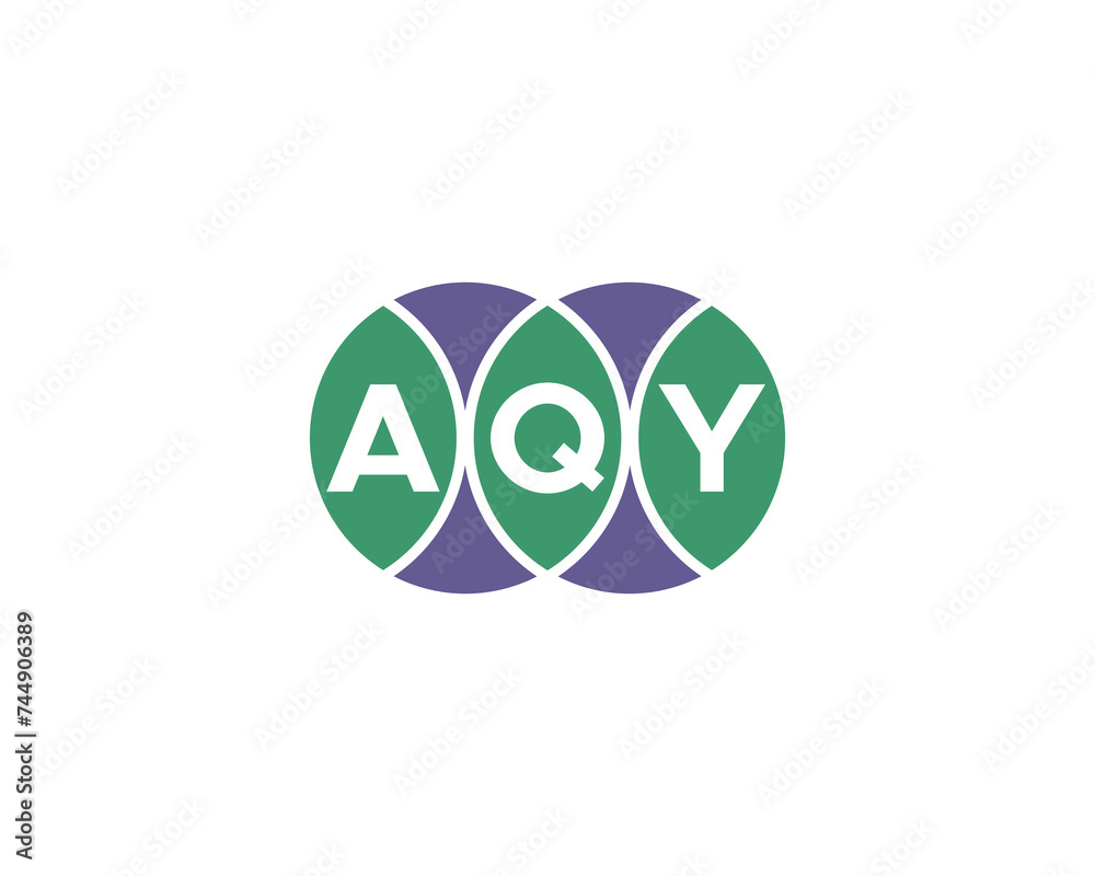 AQY logo design vector template AQY logo design vector template