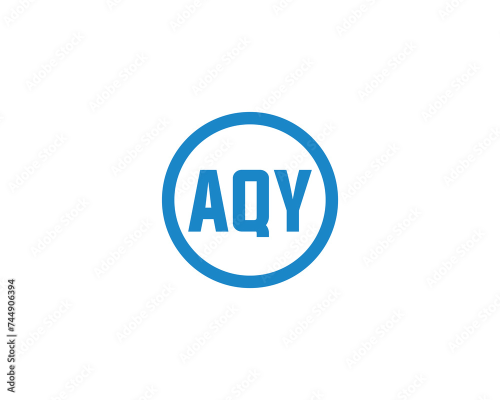 AQY logo design vector template AQY logo design vector template