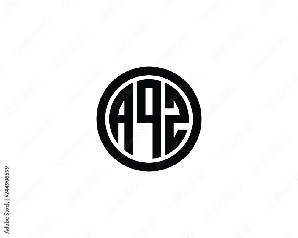 AQZ logo design vector template
