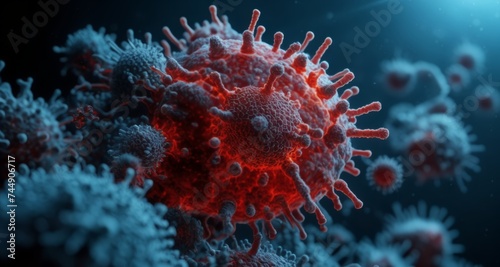  Viral Infection - A Close-Up Look at the Science of Health and Disease © vivekFx