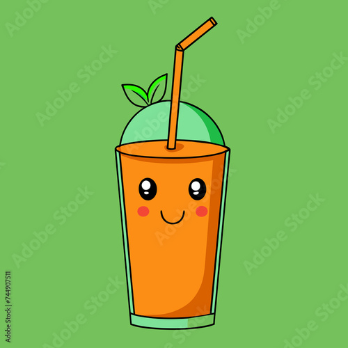 orange icon fresh fruits illustrations