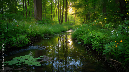 Tranquilidade na Floresta Yoga Meditação e Natureza em Harmonia