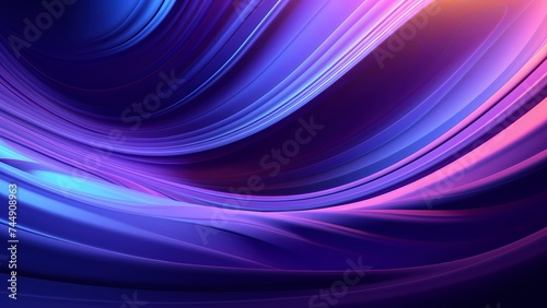 Colorful Abstract Flowing Lines Background