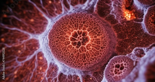 Wallpaper Mural  Close-up of a coral reef, showcasing its intricate structure and vibrant colors Torontodigital.ca