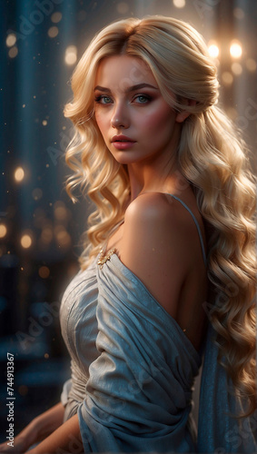 Beleza celestial, mulheres angelicais, pureza e graça, celestial © Evanilde