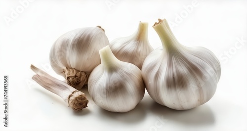 Fresh garlic bulbs, ready to add flavor to your dishes